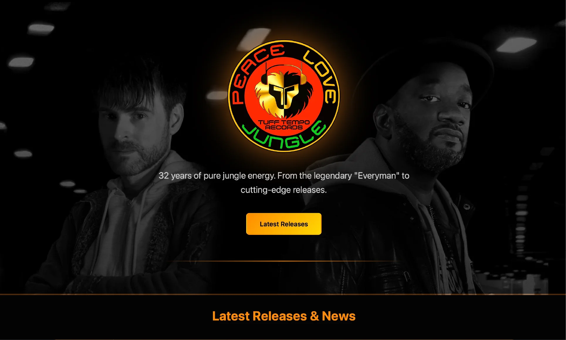 Tuff Tempo Records website screenshot